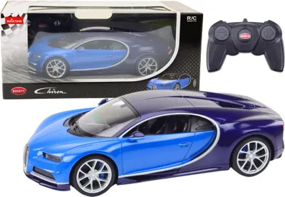 Zdjęcie produktu dla Samochód Zdalnie Sterowany Rc 1:14 Bugatti Veyron Chiron Niebieski