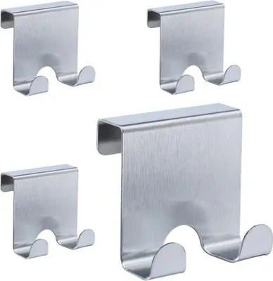 Produktbild von Türhaken aus Edelstahl - 4 Stk