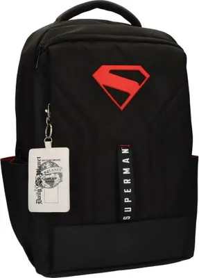 Produktbild von Lässiger Rucksack Superman Schwarz Moderne 31 x 44 x 14 cm