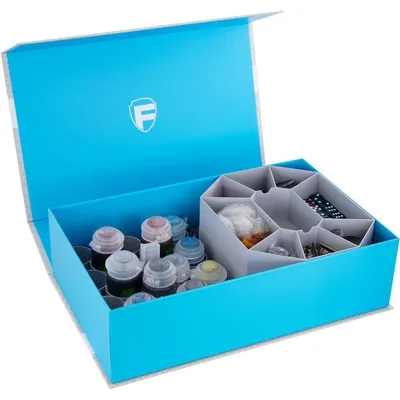 Produktbild von Magnetbox blau für 18 Citadel Farbtöpfe & Spielmaterial