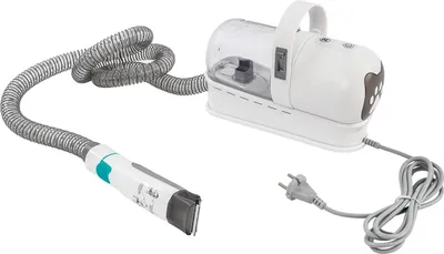 Zdjęcie produktu dla Maszynka do strzyżenia zwierząt z odkurzaczem – zestaw do pielęgnacji psów i kotów – 400 W – 13 000 Pa – 1,5 l – 6 nasadek (3–23 mm) – 5+ stopni – UE 220 V