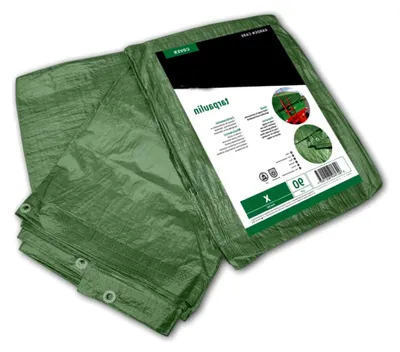 Produktbild von Abdeckplane mit Ösen verstärkt 90g/m² 8x12m