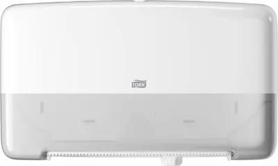 Immagine prodotto di tork 555500 TORK ELEVATION Dispenser per rotoli di carta igienica doppi, bianco