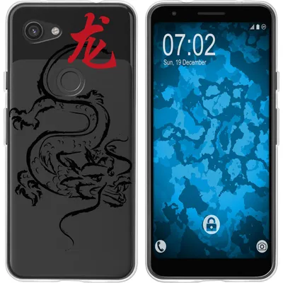 Produktbild von PhoneNatic Case kompatibel mit Google Pixel 3a XL Silikon-Hülle Tierkreis Chinesisch M5