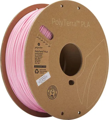 Image de Polymaker PolyTerra PLA, couleur:Sakura Pink, taille du filament:1.75mm, poids:1 kg