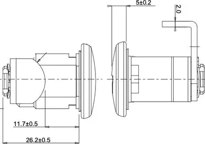Produktbild von FELGNER Hebelschloss FEX15NEU