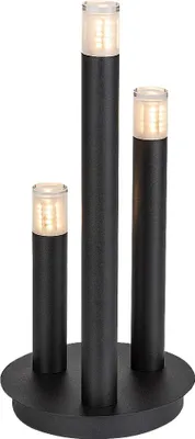 Zdjęcie produktu dla Lampa stołowa nowoczesna RAMIRA czana 3xG9x5W metal wym:36,5x17x3cm IP20 Rabalux