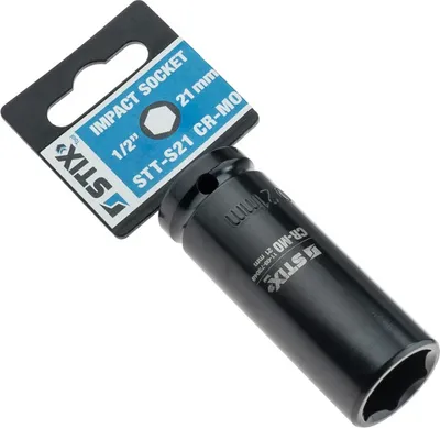 Produktbild von Schlagschraubereinsatz lang 1/2'' STT-S21 (CR-MO / 21 mm) - Stix