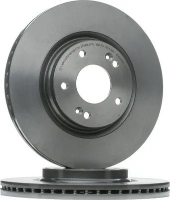 Produktbild von 2x BREMBO Bremsscheibe 09.D428.11 für HYUNDAI ix35 (LM EL ELH) für KIA OPTIMA