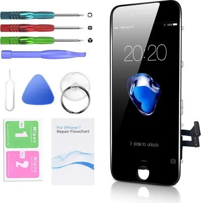 Obrázok produktu pre Náhradný LCD displej f.iphone 7 plus sada na opravu obrazovky čierna