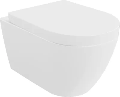 Obrázek produktu pro Mexen Rico WC mísa Rimless s pomalu padající deskou tvrdá, Bílá - 30478000