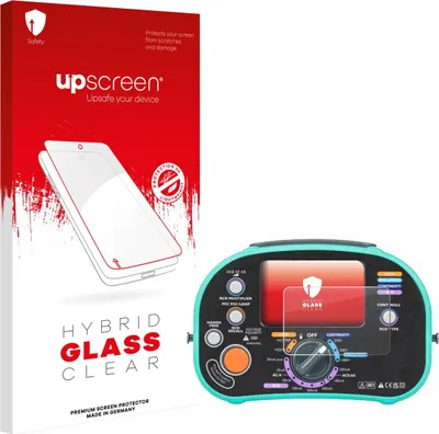Produktbild von upscreen Schutzglas für Kewtech KT63DL Schutzfolie Panzer Folie Glas Display Schutz klar