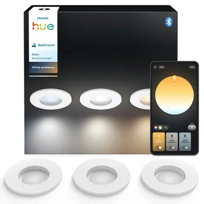 Produktbild von Philips Hue White ambience 8721103073020, Bluetooth/Zigbee, Weiß, GU10, 2200 K, 6500 K, 40°