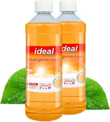Produktbild von 2 L ( 2 x 1 liter )  ideal pro-clean Orangenreiniger Allzweck-/Universalreiniger Konzentrat