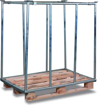 Produktbild von Variofit Palettenaufsatz Typ 75, verzinkt, Abmaße:1200x1000 mm, Nutzhöhe:1000 mm