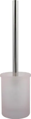 Produktbild von Spirella WC Bürste Klobürste Toilettenbürste „Yoko“ mit hygienischem Behälter Glas Rosa