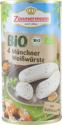 Produktbild von Münchner Weißwürste (4 Stück / 250 g)