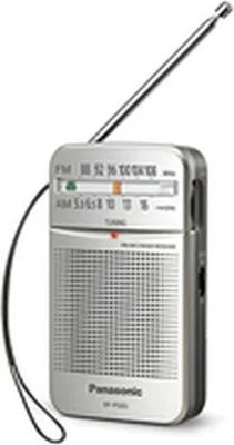 Produktbild von Transistor-Radio Panasonic RF-P50DEG-S Rot Silberfarben