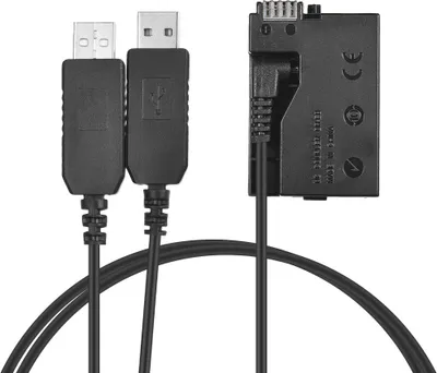 Produktbild von Andoer LP-E8 DC Koppler USB Netzteil Dummy Akku Kamera Ladegeraet Kit fuer Canon Rebel T3i T2i T4i T5i EOS 600D 550D 650D 700D Kuss X5 X4 X6
