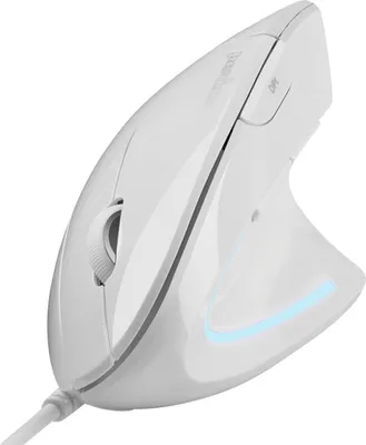 Produktbild von Perixx PERIMICE-513 W Ergonomic mouse Corded Optical White 6 Buttons 1600 dpi