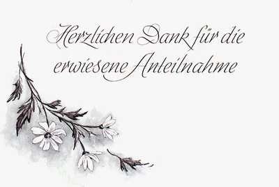 Produktbild von Trauer – Beileid - Danksagung - 5 Karten – 5 Umschläge – im