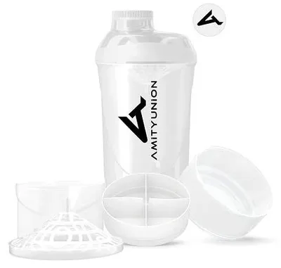 Zdjęcie produktu dla Shaker do koktajli protein 800 ml fitness z sitkiem bez bpa
