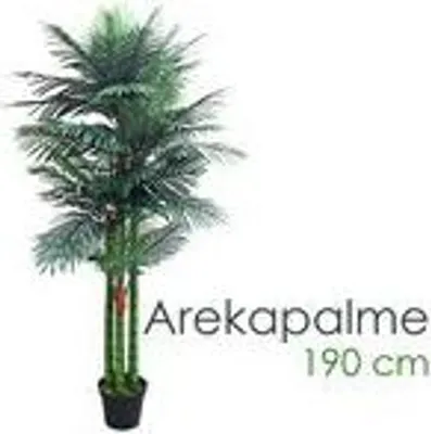 Obrázok produktu pre Umelá palma veľká umelá palma umelá rastlina palma umelá ako skutočná plastová rastlina areková palma 190 cm vysoká balkónová dekorácia falošné izbové rastliny XXL Decovego