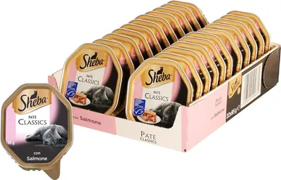 Produktbild von Sheba Paté Classics Katzennassfutter mit Lachs, 85 g - 22 Dosen