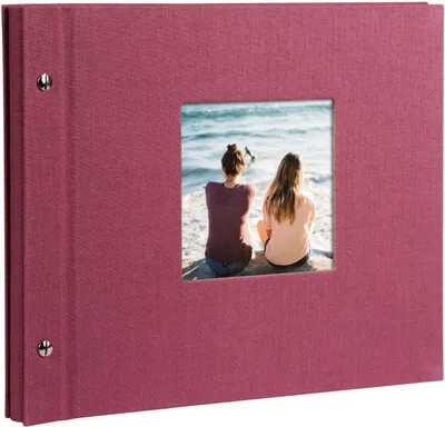 Obrázok produktu pre Goldbuch Bella Vista, Fuksia, 40 listy, Šitá väzba, Polyuretán, Papája, Biela, 300 mm