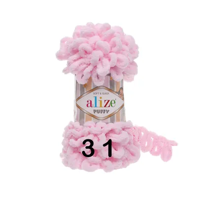 Produktbild von Alize Puffy, 5 Kugeln, 31 babyrosa