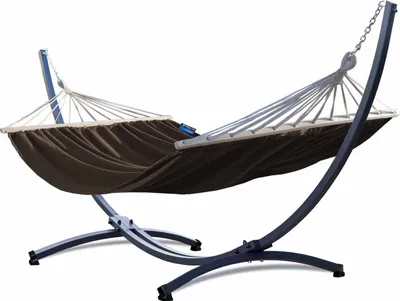 Obrázek produktu pro Potenza houpací síť s rámem Pro dvě osoby houpací síť s tyčí 220x160 cm I Rám 220kg