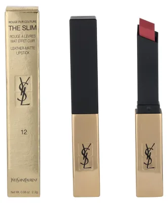 Image de Yves Saint Laurent Rouge Pur Couture The Slim Matte Lipstick rouge à lèvres mat 12 Nu Incongru 2.2 g