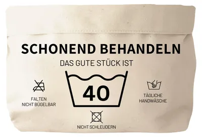 Geschenkkorb zum selbst befüllen zum 40. Geburtstag, stilvolle Geschenkidee mit Humor, Baumwolle