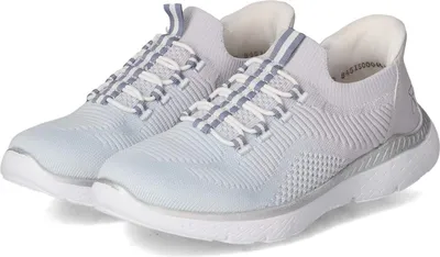 Zdjęcie produktu dla Rieker damskie buty wsuwane niebieski tekstylny rozmiar: 41