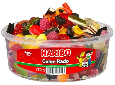 Produktbild von Haribo Fruchtgummi und Lakritzprodukte - Color Rado, 1000g