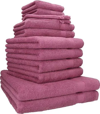 Obrázok produktu pre Sada 12 kusov bavlnených froté uterákov Unyqoos® – 100% bavlna | 2 veľké kúpeľné uteráky, 4 ručníky, 2 uteráky na ruky, 2 umývacie handričky | možné prať do 60°C, vhodné do sušičky