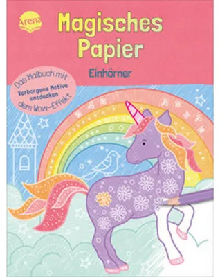 Image de Papier magique - Le livre de coloriage qui fait sensation. Licornes