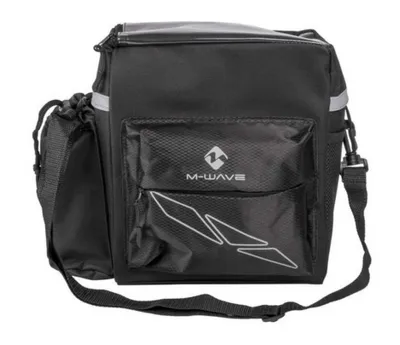 Produktbild von M-wave Utrecht Travel Lenkertasche 13.8l Schwarz  Schwarz One Size