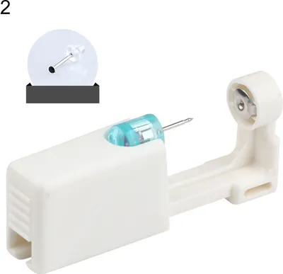 Produktbild von Ohrpiercer, Einweg-Piercing, Edelstahl, schmerzfrei, robustes Piercing-Gerät für den Alltag-2