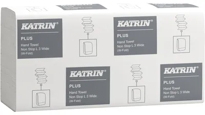 Produktbild von Katrin Papierhandtuch Plus Non Stop L3 wide 61563 3lg. ws 2.250Bl.