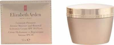 A product shot showing the packaging and the product container.
