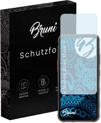 Produktbild von Bruni Basics-Clear 2x Schutzfolie kompatibel mit Samsung Galaxy XCover 7 Folie