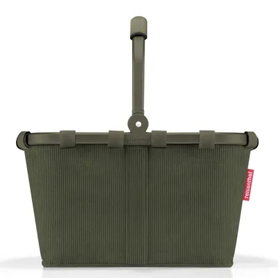 Produktbild von reisenthel Einkaufskorb Carrybag Cord Dark Matcha dunkelgrün