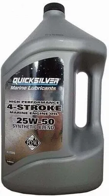 Image de Quicksilver Verado FourStroke Engine Oil Synthetic Blend 25W50 4 L Huile pour moteur de bateau