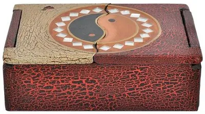 Produktbild von Schatulle,12x18x6cm, Motiv Ying Yang
