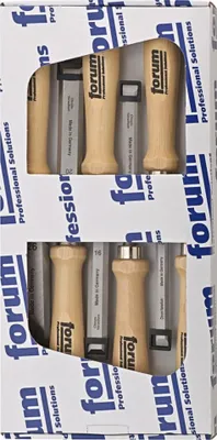 Produktbild von Forum Stechbeitel-Satz Holzheft 6-tlg.
