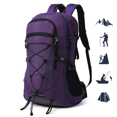Produktbild von 45L Wanderrucksack Herren Damen, Wasserdicht Trekkingrucksack Für Wandern, Radfahren, Klettern, Bergsteigen und Reisen Sport