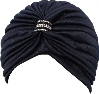 Produktbild von Damen Turban Kopfbedeckung Fashion dunkel Blau