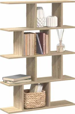 Produktbild von Möbel Würfelregal 12 Fächer Sonoma-Eiche Holzwerkstoff - Wandregale 860015