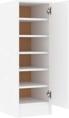 Produktbild von vidaXL Schuhschrank Weiß 32x35x92 cm Holzwerkstoff